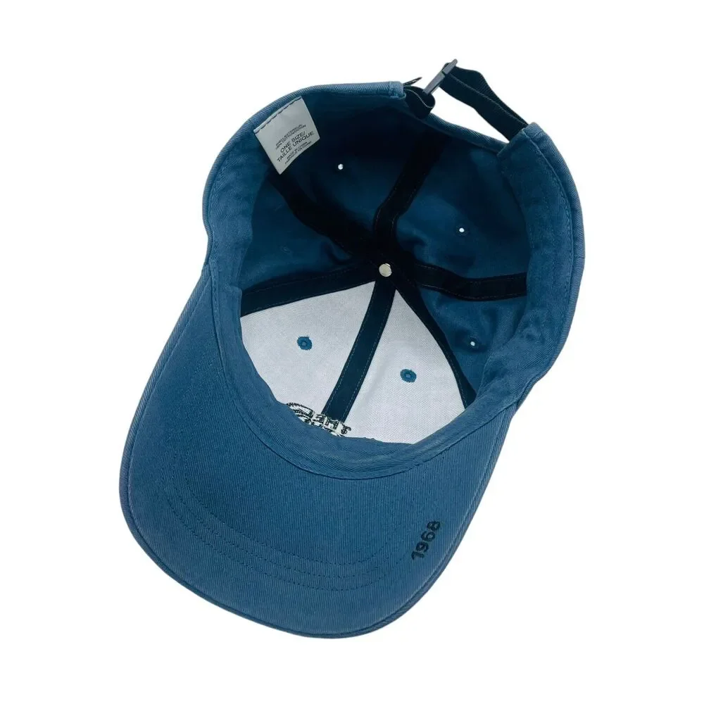 North Face TNF Blue 100% Cotton Strapback Hat Cap